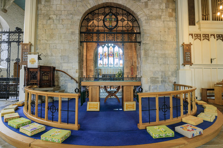 Southampton, APR 11: The historical Saint Michael's Church on APR 11, 2016 at Southampton, UKのeditorial素材