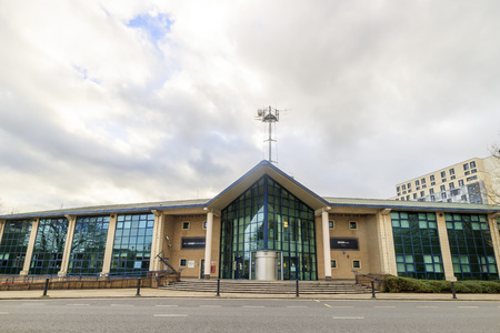 Southampton, APR 11: The BBC South building on APR 11, 2016 at Southampton, UKのeditorial素材
