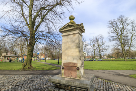 Houndwell Park in a sunny at Southampton, United Kingdomのeditorial素材