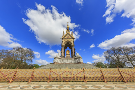 The Albert Memorial around Hyde Park, London, United Kingdomのeditorial素材