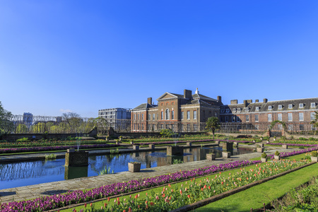 Beautiful landscape around Hyde Park, London, United Kingdomのeditorial素材