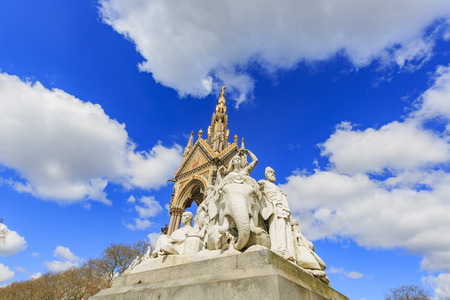 The Albert Memorial around Hyde Park, London, United Kingdomのeditorial素材
