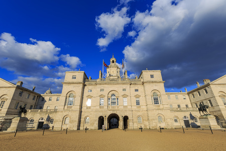 The famous Horse Guards Parade at London, United Kingdomのeditorial素材