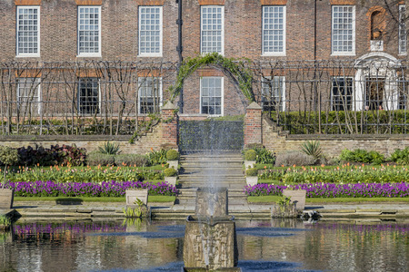 Beautiful landscape around Hyde Park, London, United Kingdomのeditorial素材