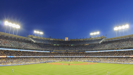 APR 29, Los Angeles: Dodger Stadium sports event on APR 29, 2015 at Los Angelesのeditorial素材