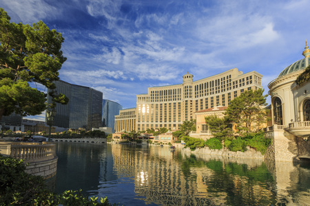 AUG 5, Las Vegas: The famous Bellagio Hotel and Casino on AUG 5, 2015 at Las Vegas, Nevadaのeditorial素材