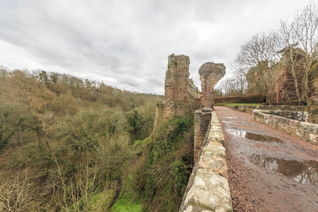 The historical Rosslyn Castle at Edinburgh, Scotlandのeditorial素材