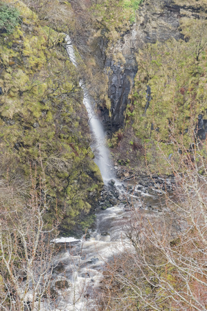 Beautiful landscape , Lealt Falls, Highland, Scotlandの写真素材