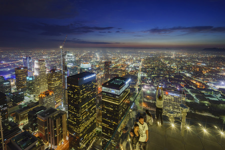 Los Angeles, JUN 27:  OUE Skyspace on JUN 27, 2016 at L.A., Californiaのeditorial素材