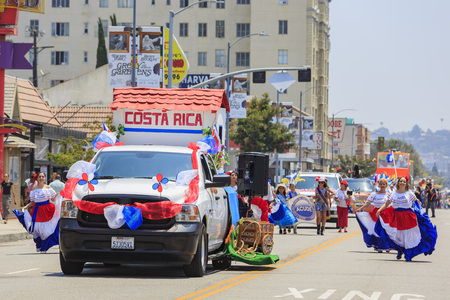 California, USA - JUN 25, 2016: Superb Tournament of the famous Hollywood Carnival, held in Hollywood, Californiaのeditorial素材
