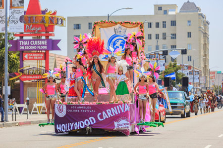California, USA - JUN 25, 2016: Superb Tournament of the famous Hollywood Carnival, held in...
