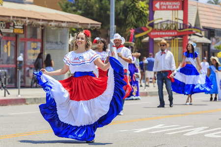 California, USA - JUN 25, 2016: Superb Tournament of the famous Hollywood Carnival, held in Hollywood, Californiaのeditorial素材