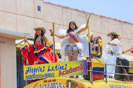 California, USA - JUN 25, 2016: Superb Tournament of the famous Hollywood Carnival, held in Hollywood, Californiaのeditorial素材