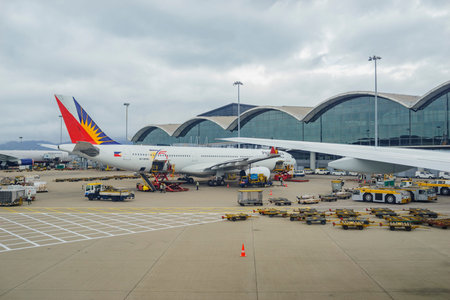 Hong Kong, MAY 21:Hong Kong International Airport on MAY 21, 2016 at Hong Kong