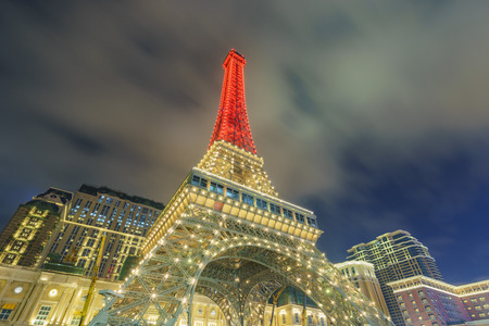 Macau, MAY18: The beautiful building of The Parisian Macao on MAY 18, 2016 at Macauのeditorial素材
