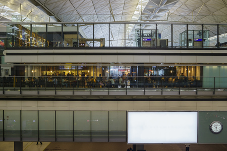 Hong Kong, MAY 21:Hong Kong International Airport on MAY 21, 2016 at Hong Kongのeditorial素材