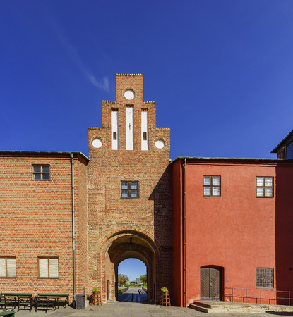 The historical Malmo Castle at Malmo, Swedenのeditorial素材