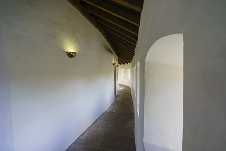 Vianden, SEP 10: The interior of the famous and historical Vianden Castle on SEP 10, 2016 at Vianden, Luxembourgのeditorial素材