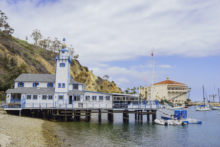 The beautiful Catalina Island of Los Angeles Country, Californiaのeditorial素材