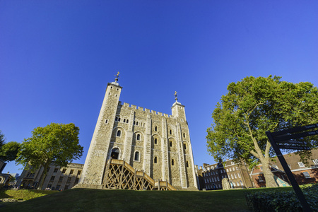 London, SEP 11: The historical and beautiful Tower of London on SEP 11, 2016 at London, United Kingdomのeditorial素材