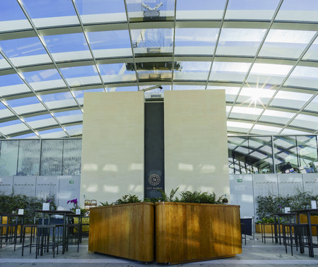 London, SEP 11: Beautiful interior design of The Sky Garden on SEP 11, 2016 at London, United Kingdomのeditorial素材