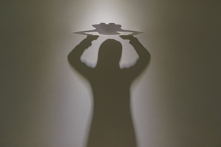 Sapporo, MAY 23: Interesting shadow art on MAY 23, 2016 at Sapporo, Japanのeditorial素材