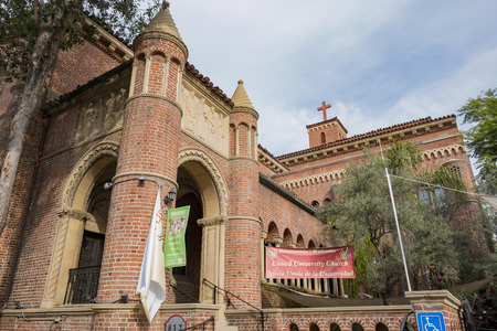Los Angeles, DEC 5: United University Church of the University of Southern California on DEC 5, 2016 at Los Angelesのeditorial素材