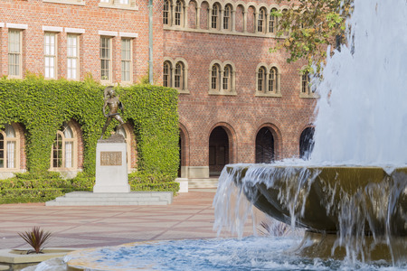 Los Angeles, DEC 9: Torjan Status at the campus of the University of Southern California on DEC 9, 2016 at Los Angelesのeditorial素材