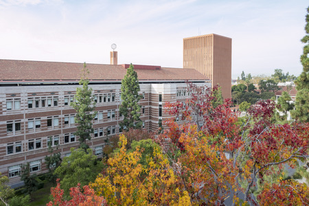 Los Angeles, DEC 9: Campus of the University of Southern California on DEC 9, 2016 at Los Angelesのeditorial素材