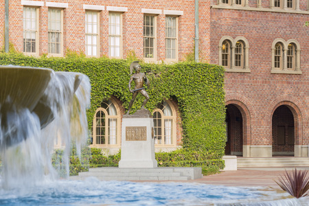 Los Angeles, DEC 9: Torjan Status at the campus of the University of Southern California on DEC 9, 2016 at Los Angelesのeditorial素材