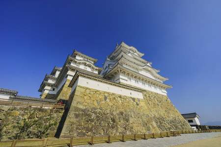 The white Heron castle - Himeji at Kobe, Japanのeditorial素材