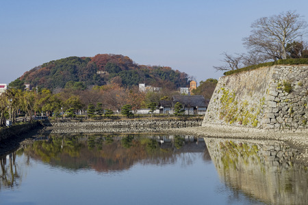 The white Heron castle - Himeji at Kobe, Japanのeditorial素材