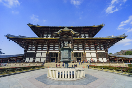 Nara, DEC 17: The historical Horyu Ji (Temple of the Flourishing Law) on DEC 17, 2016 at Nara, Japanのeditorial素材