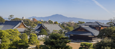 The historical Nijo Castle at Kyoto, Japanのeditorial素材