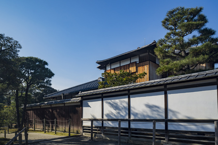 The historical Nijo Castle at Kyoto, Japanのeditorial素材