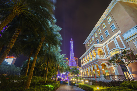 Macau, DEC 29: The beautiful building of The Parisian Macao on DEC 29, 2016 at Macauのeditorial素材
