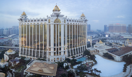 Macau, DEC 31: The famous Galaxy Macau on DEC 31, 2016 at Macau, Chinaのeditorial素材