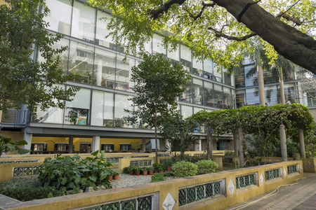 Macau, DEC 31: Sir Robert Ho Tung Library on DEC 31, 2016 at Macau, Chinaのeditorial素材