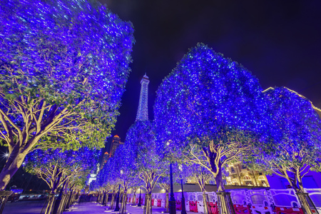 Macau, DEC 29: The beautiful building of The Parisian Macao on DEC 29, 2016 at Macauのeditorial素材