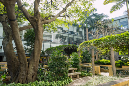 Macau, DEC 31: Sir Robert Ho Tung Library on DEC 31, 2016 at Macau, Chinaのeditorial素材