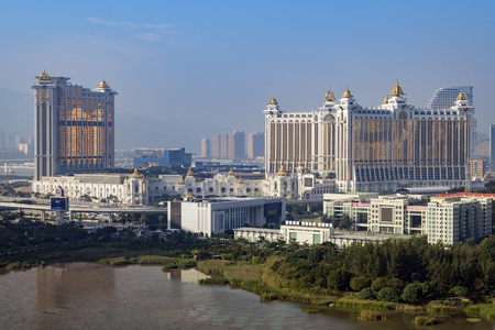 Macau, DEC 31: Morning view of the famous Galaxy Macau on DEC 31, 2016 at Macau, Chinaのeditorial素材