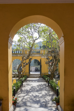 Macau, DEC 31: Sir Robert Ho Tung Library on DEC 31, 2016 at Macau, Chinaのeditorial素材