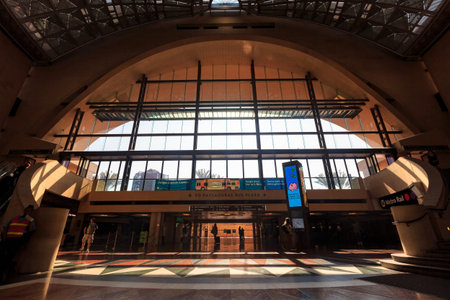Los Angeles, Aug 23: The historical union station on AUG 23, 2014 at Los Angelesのeditorial素材