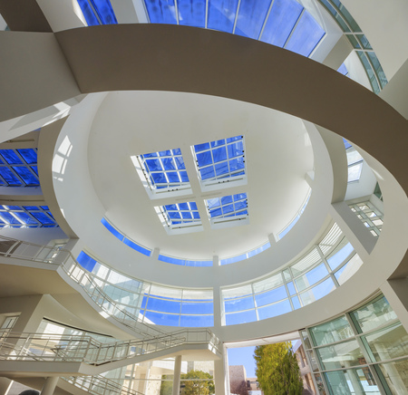 FEB 11, Los Angeles: The famous Getty Center on FEB 11, 2015 at Los Angelesのeditorial素材
