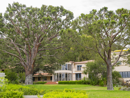 Los Angeles, JUL 20: The beautiful house in Getty Villa on JUL 20,2014 at Los Angelesのeditorial素材