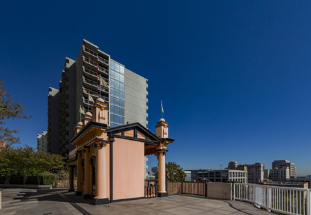 Los Angeles, NOV 8: The Angels Flight Railway on NOV 8, 2014 at Los Angelesのeditorial素材
