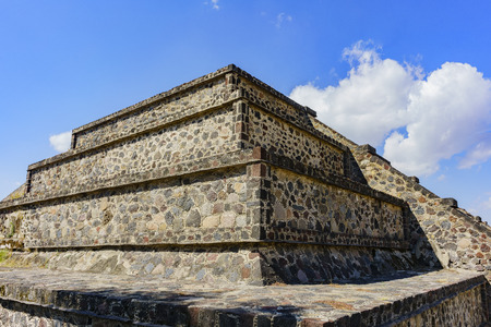 Small but historical pyramid in Teotihuacan, Mexicoのeditorial素材