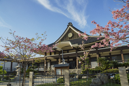 Los Angeles, MAR 24: The historical Nishi Hongwanji Buddhist Temple on MAR 24, 2017 at Los Angeles, Californiaのeditorial素材