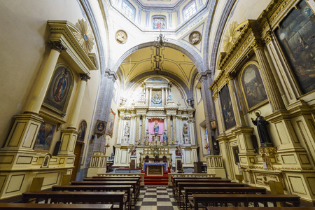 Mexico City, FEB 17: The historical church - Iglesia De La Salud on FEB 17, 2017 at Mexico Cityのeditorial素材