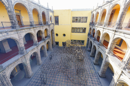Mexico City, FEB 17: The historical school and museum - Former College of San Ildefonso on FEB 17, 2017 at Mexico Cityのeditorial素材